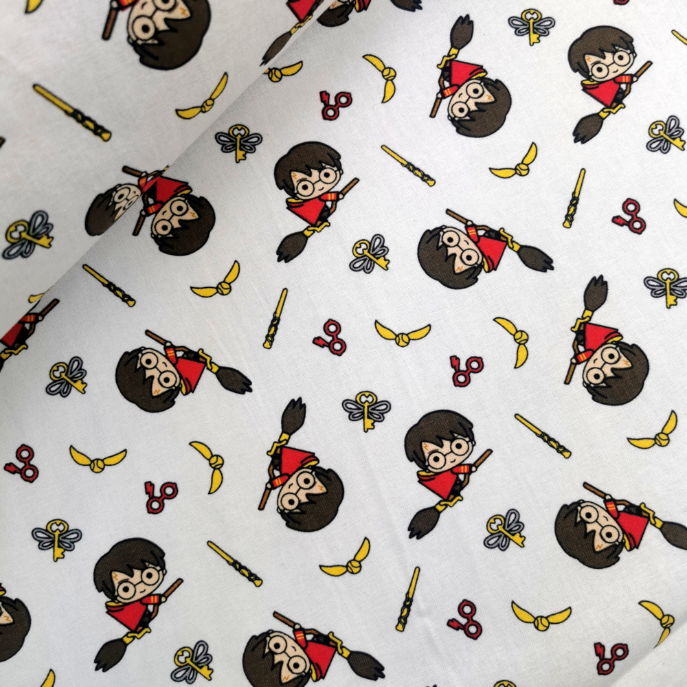 Harry Potter Kawaii Broomstick Fabric 100 Cotton Fabric
